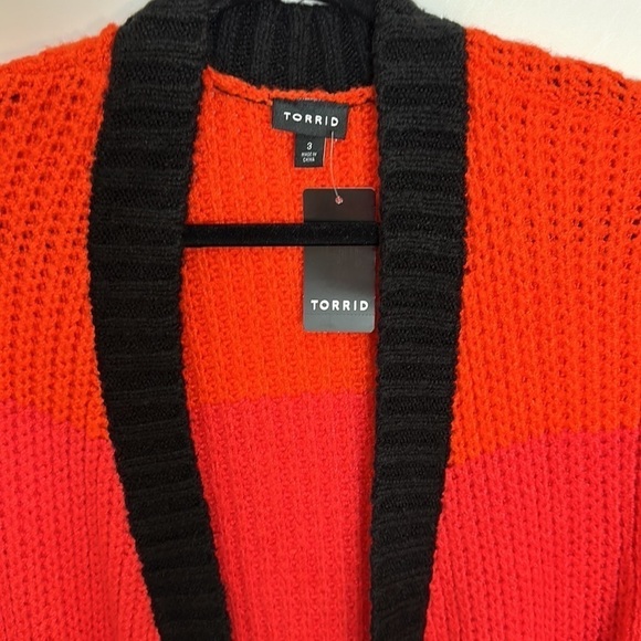 Torrid CHUNKY DUSTER BALLOON SLEEVE SWEATER - Picture 7 of 10